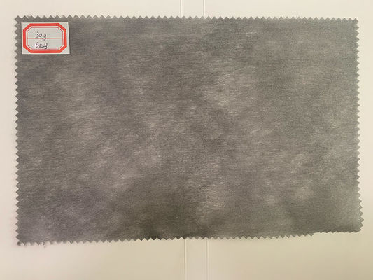 40 گرم پارچه غیر بافته شده پلی استر GRS خاکستری برای زیرلایه چرم مصنوعی.