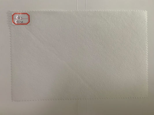 50 گرم پارچه نبافته ویسکوز سفید و پلی استر Spunlace برای پارچه پنبه ای، پد، دستمال مرطوب مرطوب